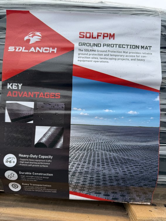(3x) Skid Lot New 41" x 96" Protection Mats