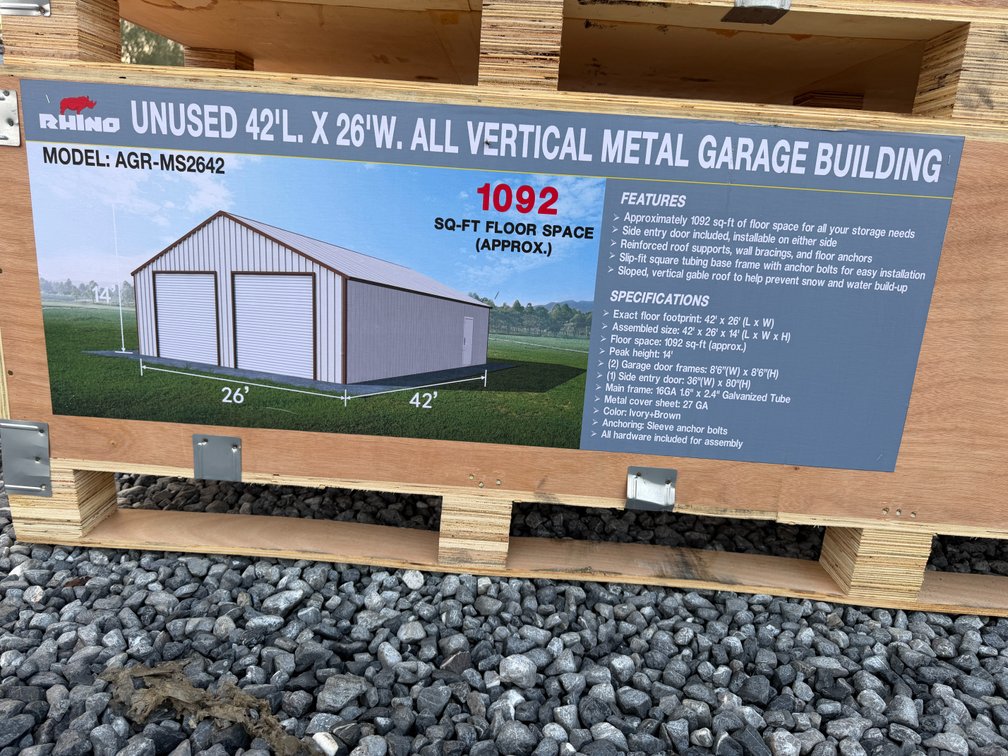New Rhino 26' x 42' Metal Garage Building