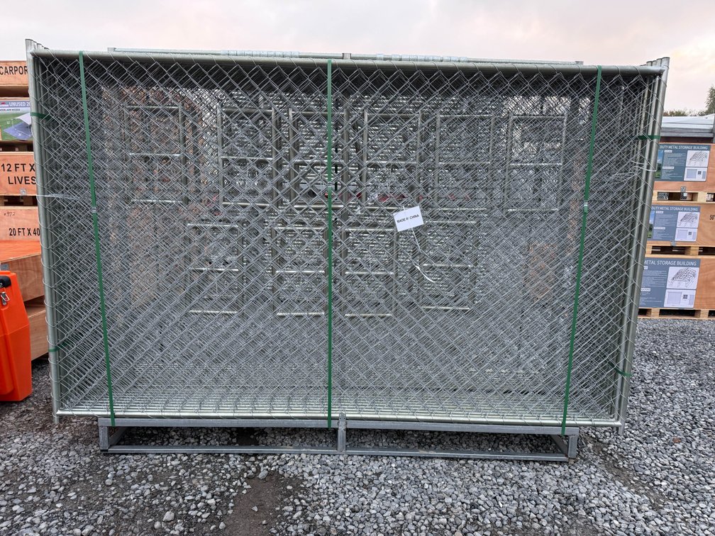 New Skid Lot of (20) 6' x 10' Site Fence