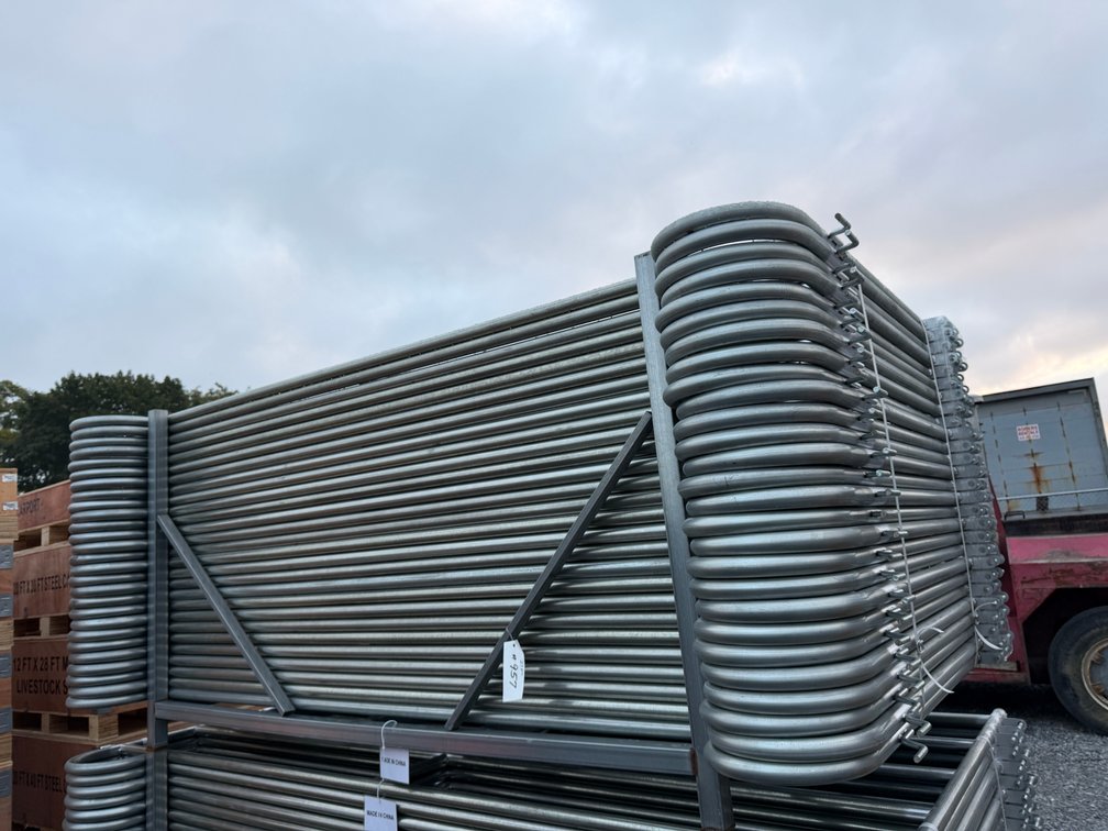 New Skid Lot of (27) 9' Corral Gates
