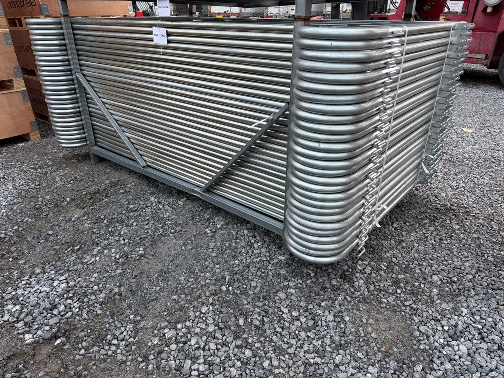 New Skid Lot of (27) 9' Corral Gates