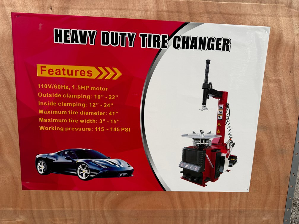 New Rhino Heavy Duty Tire Changer