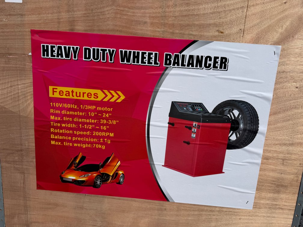 New Heavy Duty Wheel Balancer