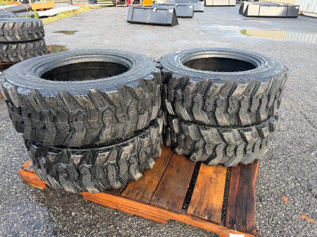 New Set of (4) 10-16.5 Skid Loader Tires