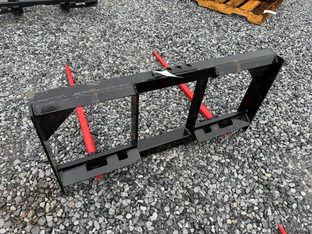 New Kivel Quick Attach Dual Prong Bale Spears