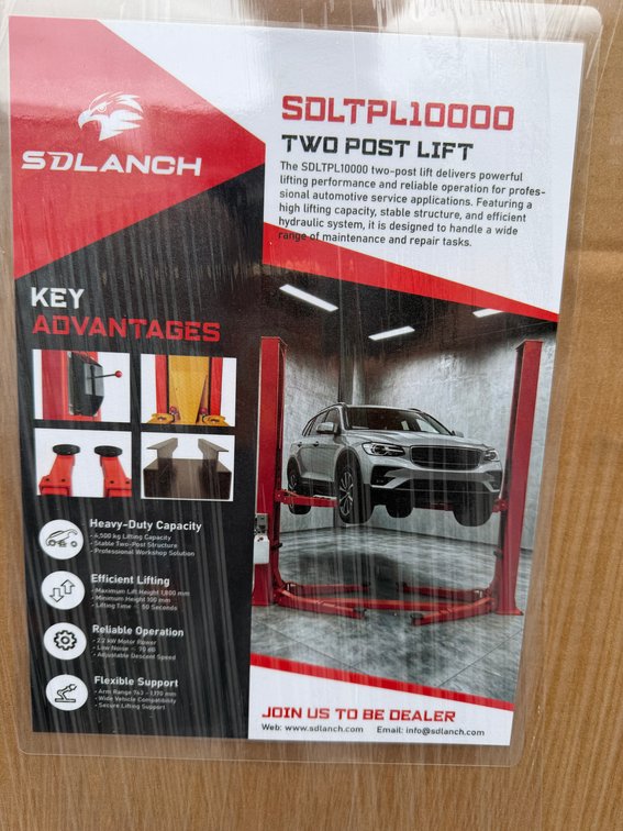 (3x) New SDLTPL10000 2-Post Car Lift