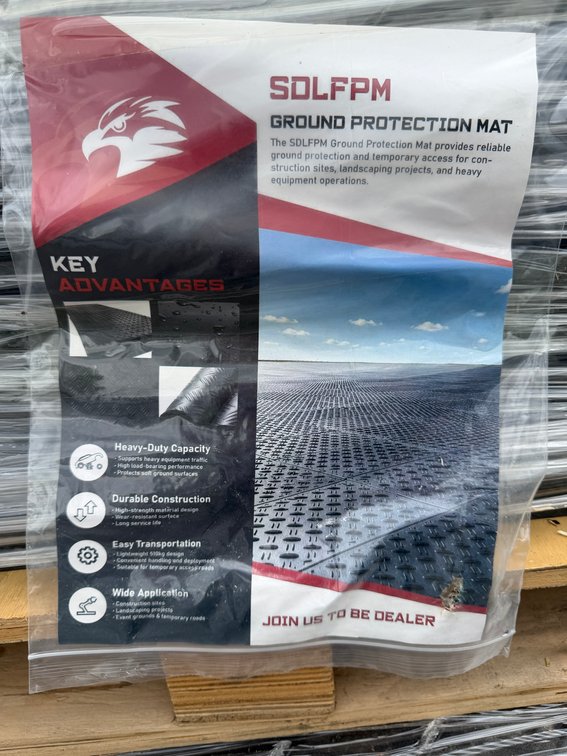 (3x) New SD LANCH 4' x 8' Ground Protection Mats