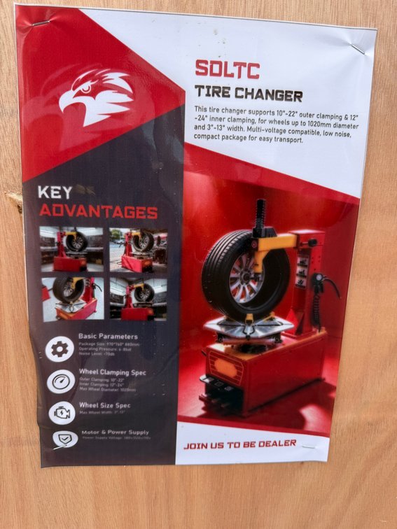 New SD LANCH SDLTC Tire Changer