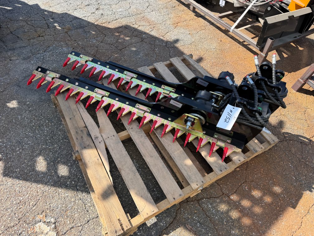 (2x) New GIYI Excavator Attach 60" Sickle Bar Mow