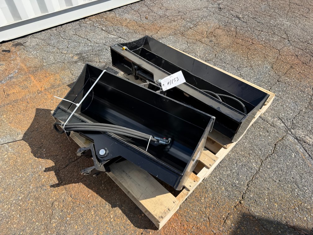 (2X) New Power ANgle Mini Excavator Bucket
