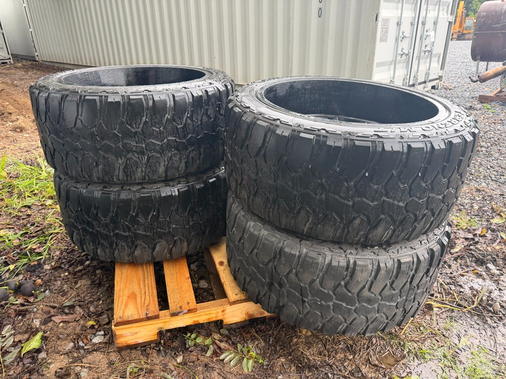 (4) Used 33x12.50R22LT Tires w/ Rims