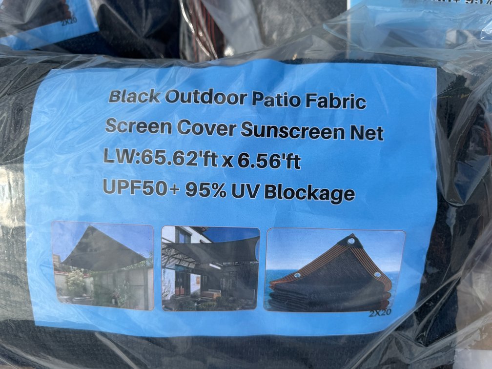 New Skid Lot Of Patio Fabric