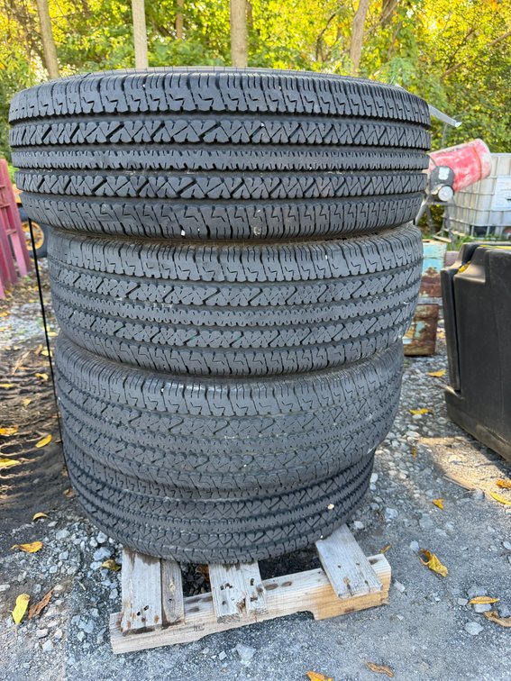 (4) LT245/75R16 Radial Tires