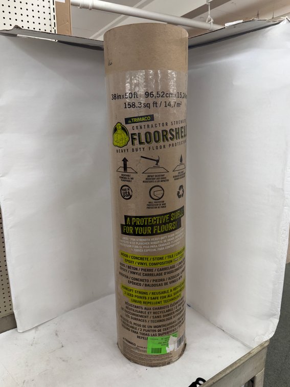 (2x Bid) Trimaco 38"x50' Floorshell