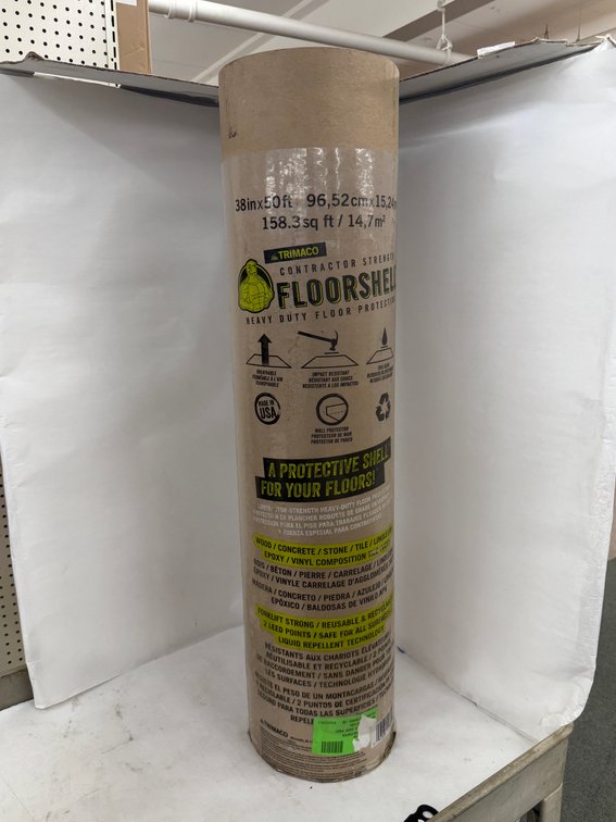 (3x Bid) Trimaco 38"x50' Floorshell