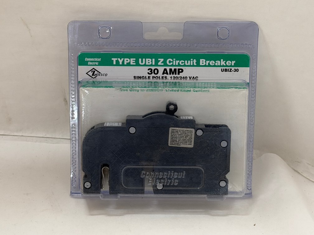 (36x Bid) Zinsco 30A Single Pole Breaker