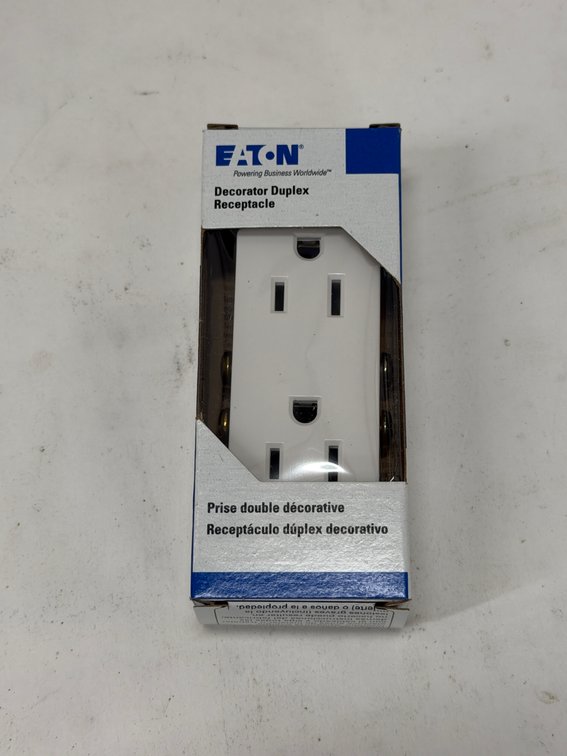 (20x Bid) Eaton 15A Duplec Receptacle