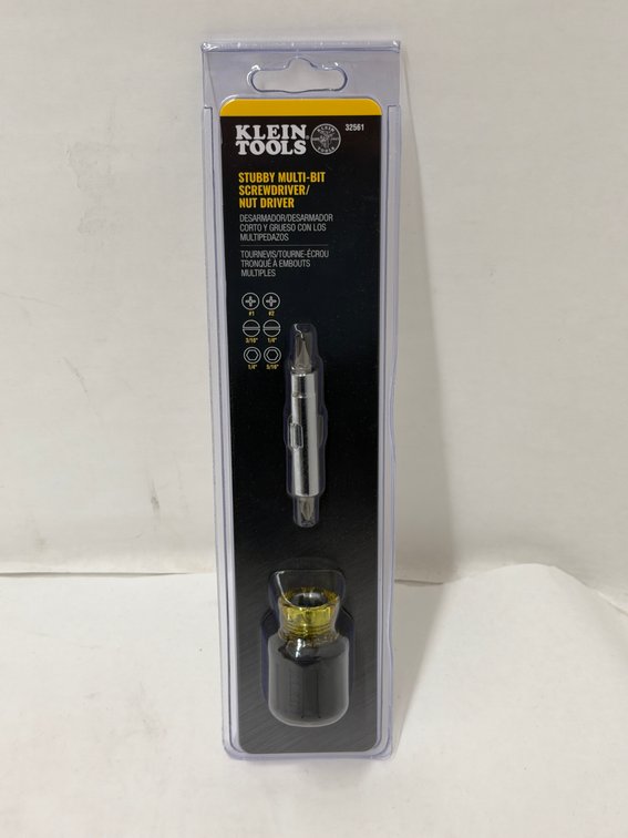 (6x Bid) Klein Tools Stubby Screwdriver/Nut Driver