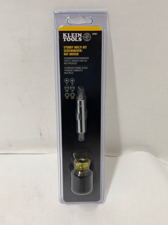 (6x Bid) Klein Tools Stubby Screwdriver/Nut Driver