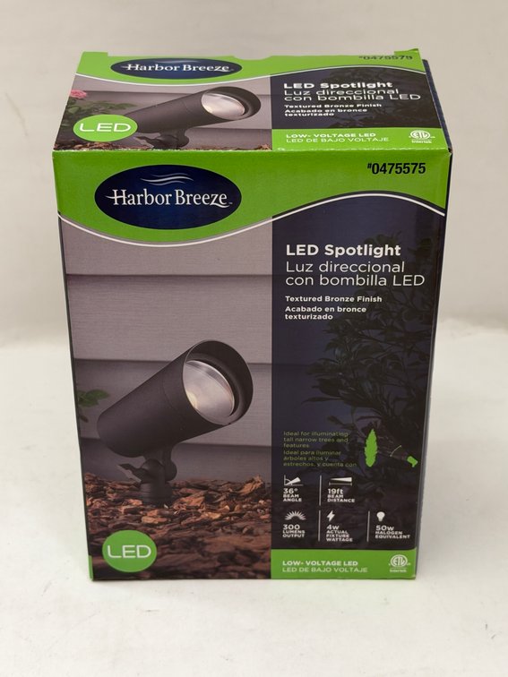 (4x Bid) Harbor Breeze LED Spotlight