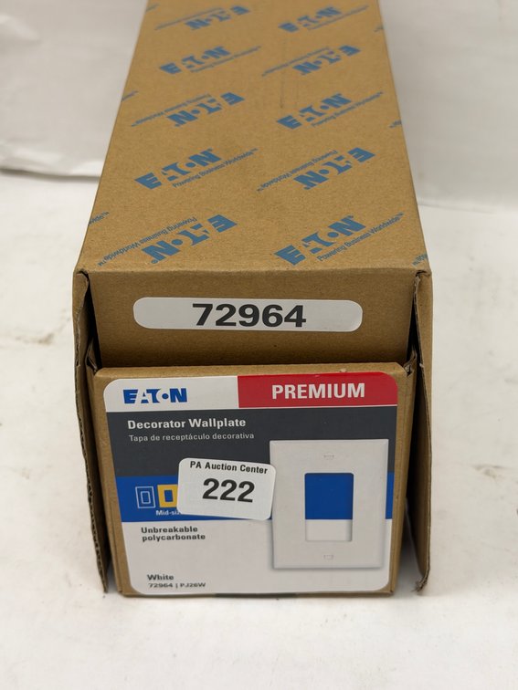(2x Bid) Box Of 40 Eaton Wallplates