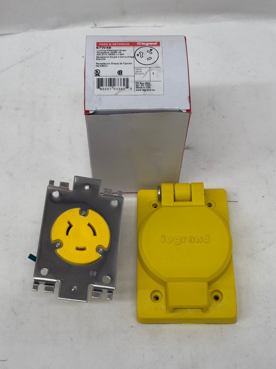 (20x Bid) Pass & Seymour Single Receptacle