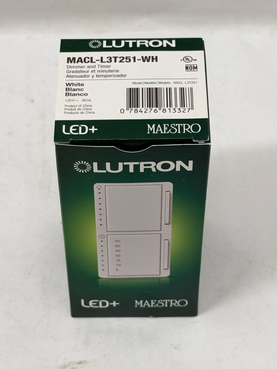 (15x Bid) Lutron Maestro Dimmer & Timer