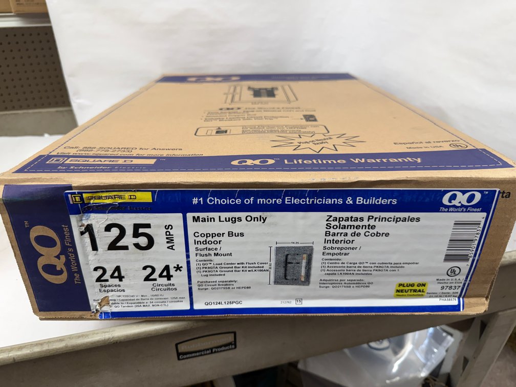 Square D 24 Space Indoor Load Center
