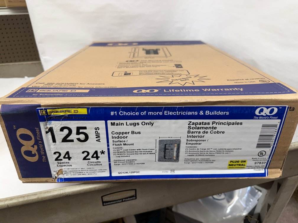 Square D 24 Space Indoor Load Center