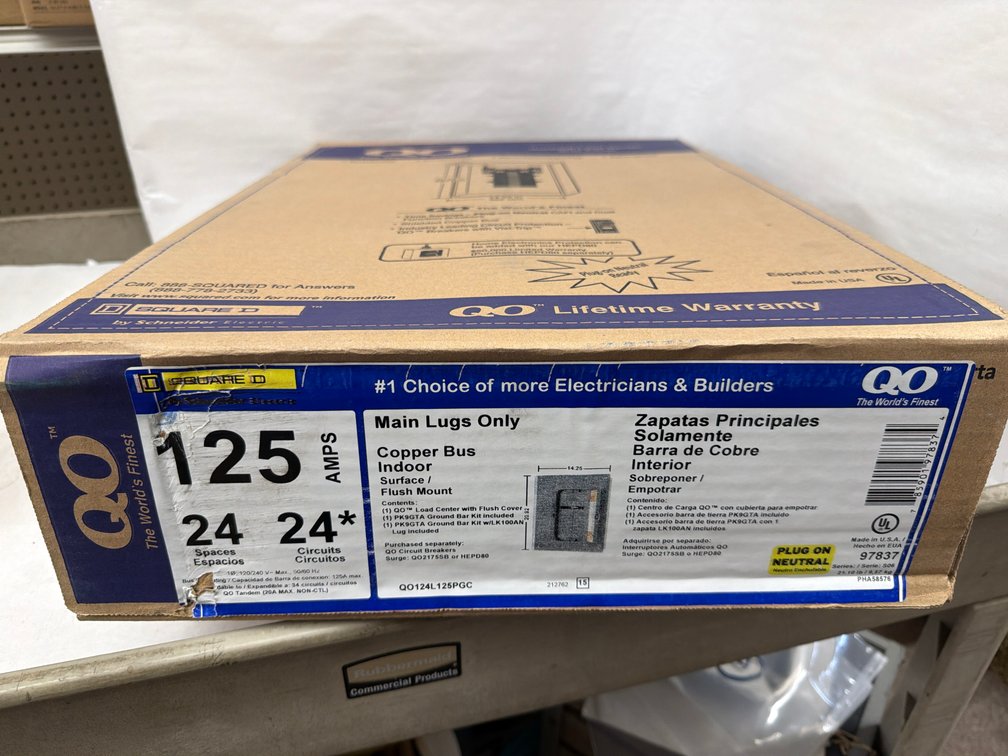 Square D 24 Space Indoor Load Center