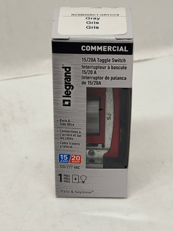 (168x Bid) Legrand 15/20A Toggle Switch
