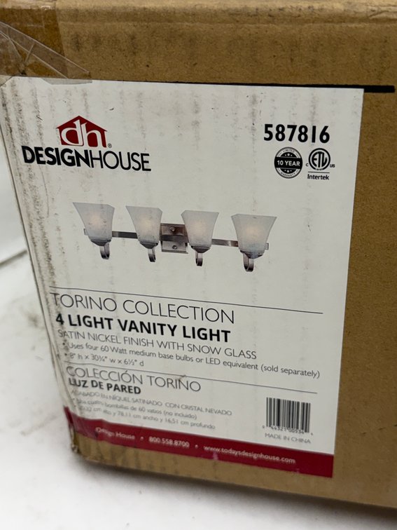 Design Home 31" 4-Light Vanity Light