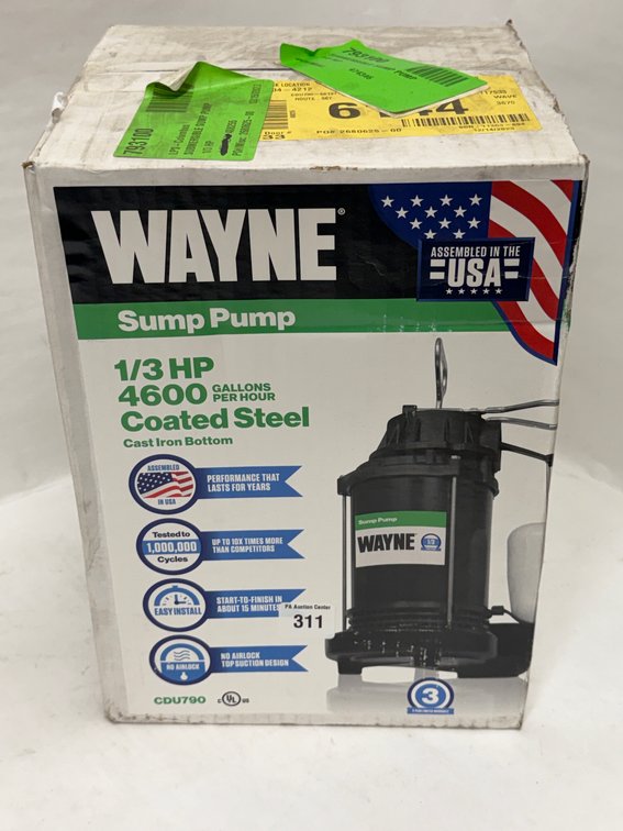 Wayne 1/3 HP Sump Pump
