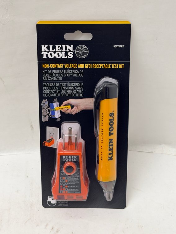(12x) Klein Tools Voltage & GFCI Receptacle Test Kit