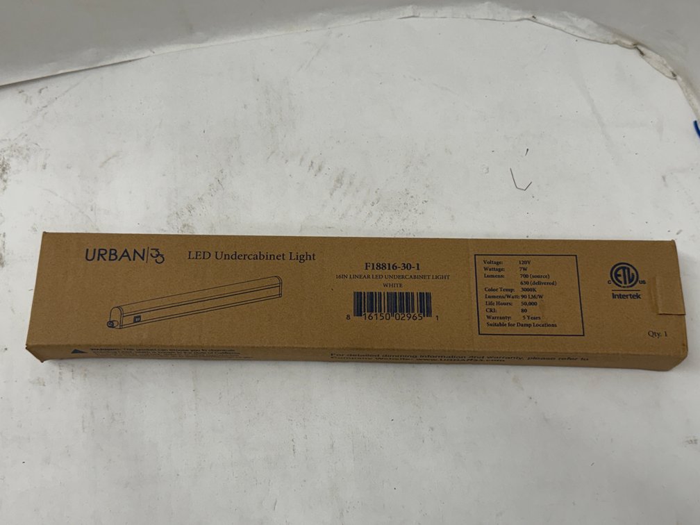 (20x Bid) Urban 16" Undercabinet Light