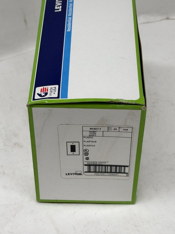 (10x Bid) Leviton 20 Pk Wallplates