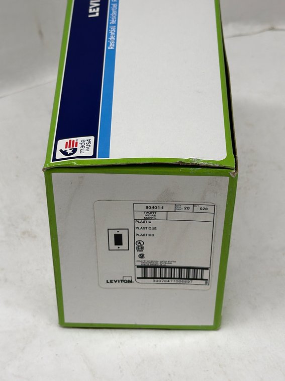 (10x Bid) Leviton 20 Pk Wallplates
