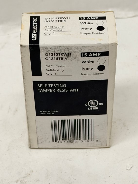 (8x Bid) USI 15A GFCI TR Outlet