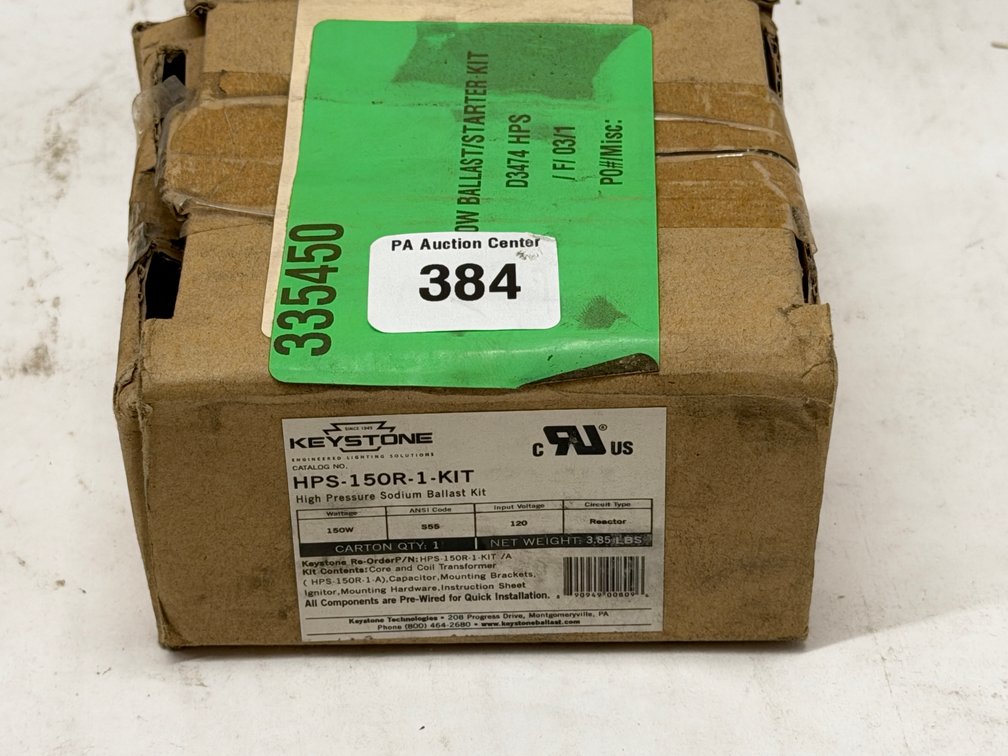 (3x Bid) Keystone 150W HP Sodium Ballast Kit
