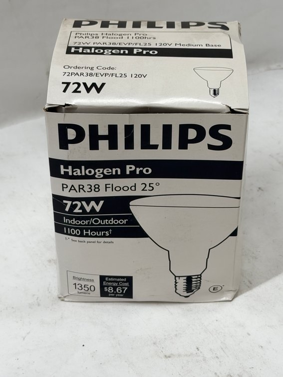 (12x Bid) Philips 72W Halogen Pro Bulb