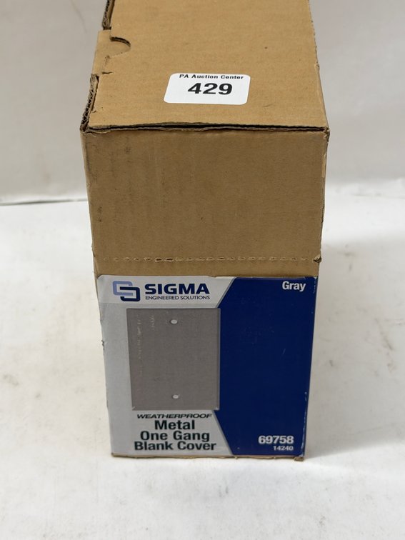 Sigma 12 Ct Metal All Weather Blank Cover
