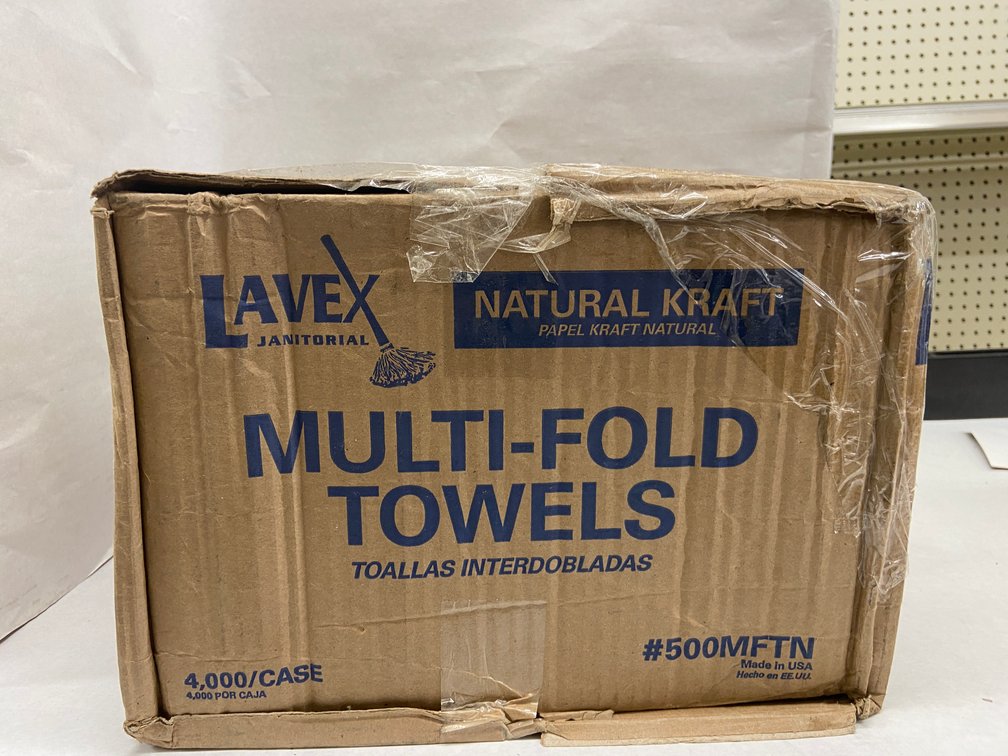 Case of Lavex Multi-Fold Towels