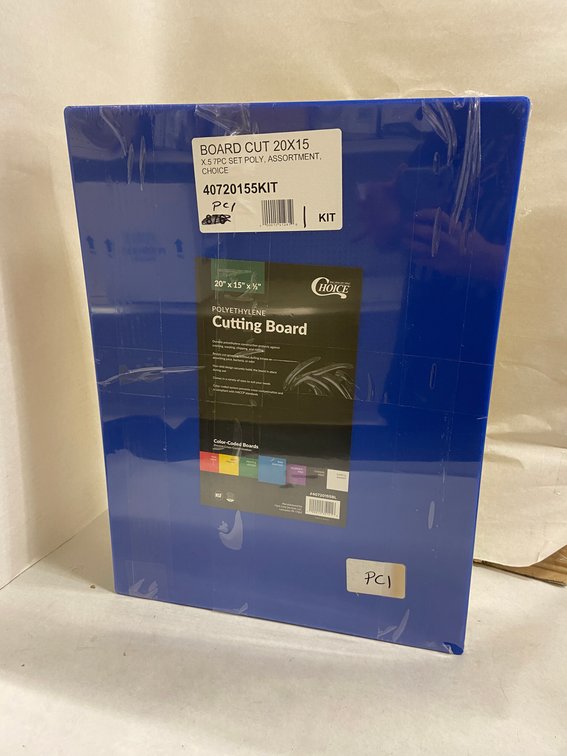 Choice 7-Piece Poly Cutting Board Set