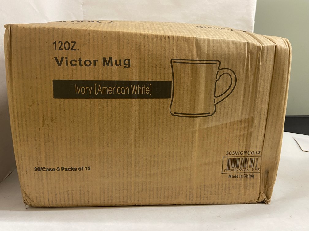 Case of 12oz Victor Mugs