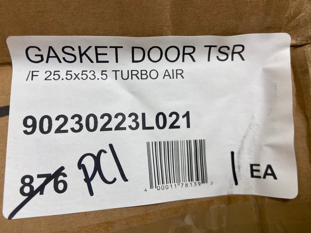 Turbo Air Door Gasket