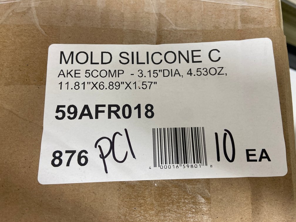 Case of Silicone Molds