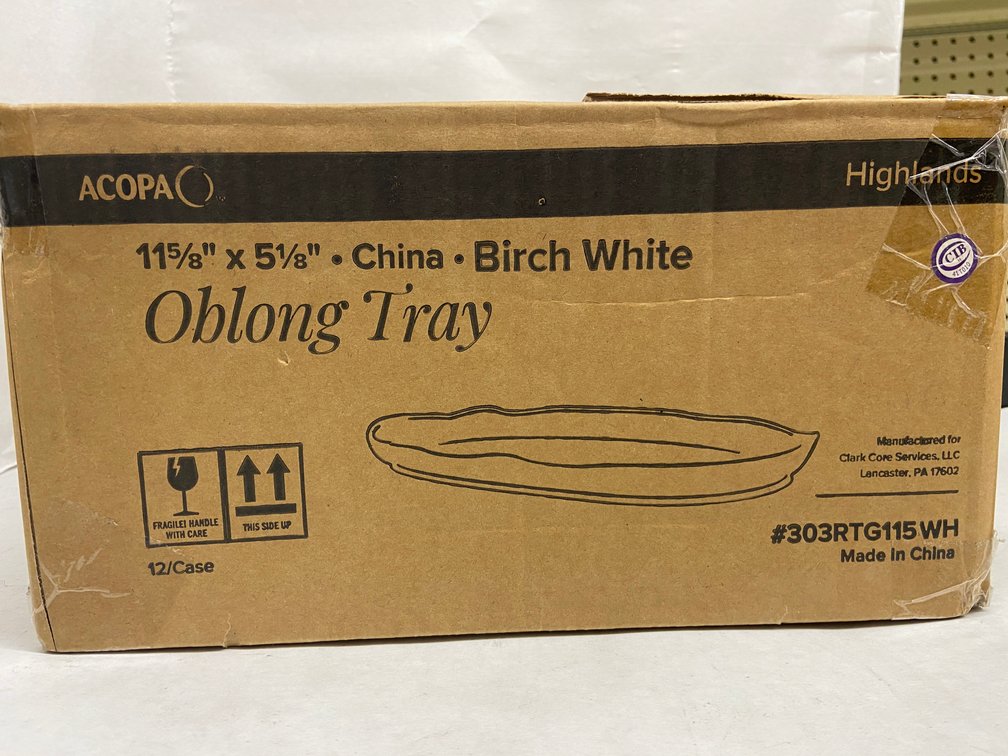 Case of Acopa Oblong Trays