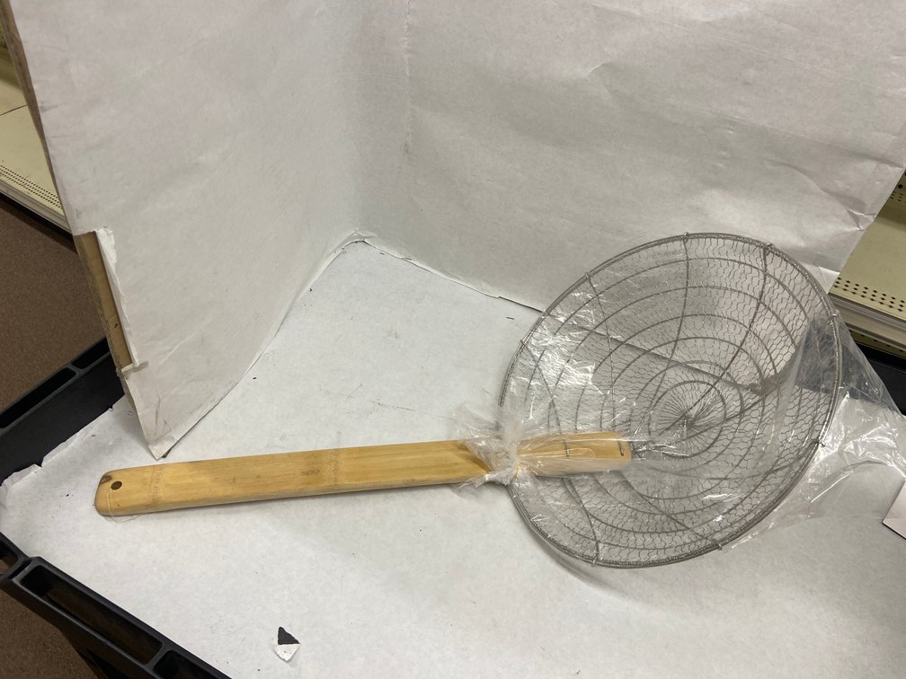 14" Bamboo Wire Skimmer Spoon