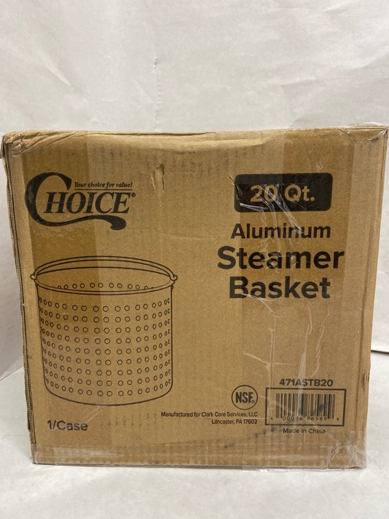 Case of 20 Qt. Aluminum Steamer Baskets