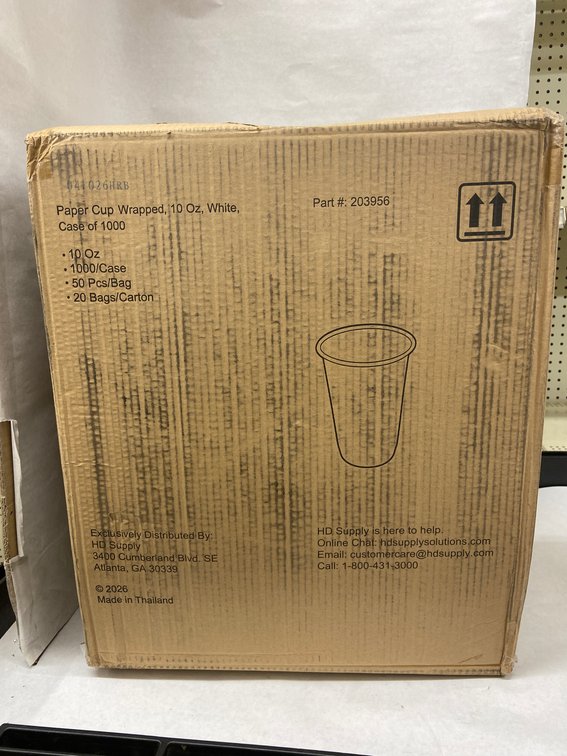 Case of 10 Oz Paper Cups